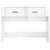 Console Table High Gloss White 100x39x75 cm Engineered Wood