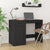 Desk Black 100x49x75 cm Engineered Wood