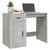 Desk Concrete Grey 100x49x75 cm Engineered Wood