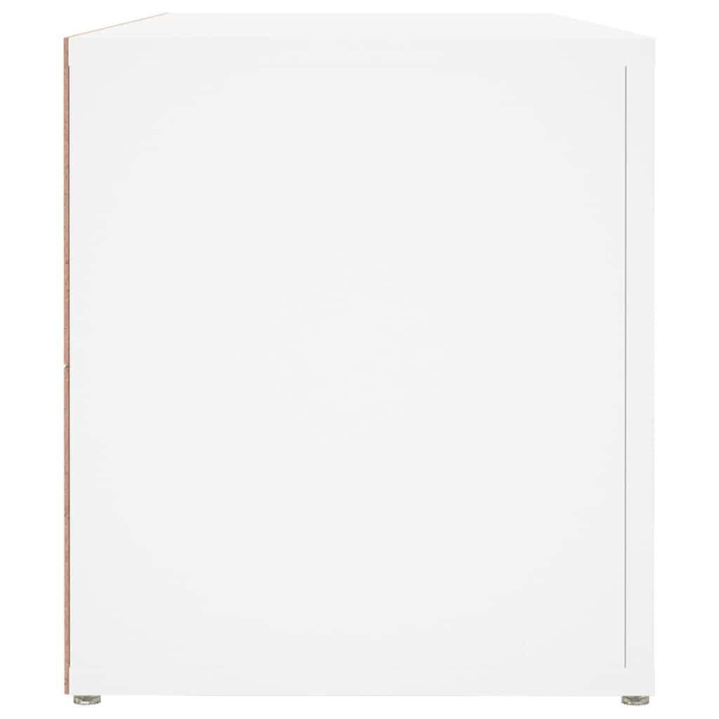 TV Cabinet White 100x31.5x35 cm Engineered Wood