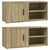 TV Cabinets 2 pcs Sonoma Oak 80x31.5x36 cm Engineered Wood