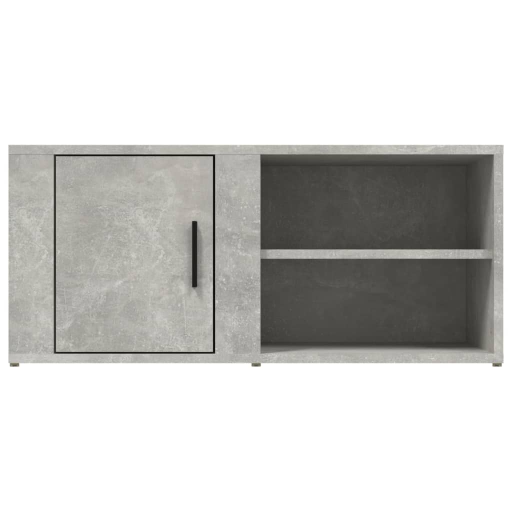 TV Cabinets 2 pcs Concrete Grey 80x31.5x36 cm Engineered Wood