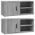 TV Cabinets 2 pcs Grey Sonoma 80x31.5x36 cm Engineered Wood