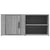 TV Cabinets 2 pcs Grey Sonoma 80x31.5x36 cm Engineered Wood