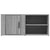 TV Cabinets 2 pcs Grey Sonoma 80x31.5x36 cm Engineered Wood