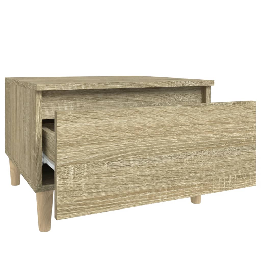 Side Table Sonoma Oak 50x46x35 cm Engineered Wood