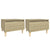 Side Tables 2 pcs Sonoma Oak 50x46x35 cm Engineered Wood