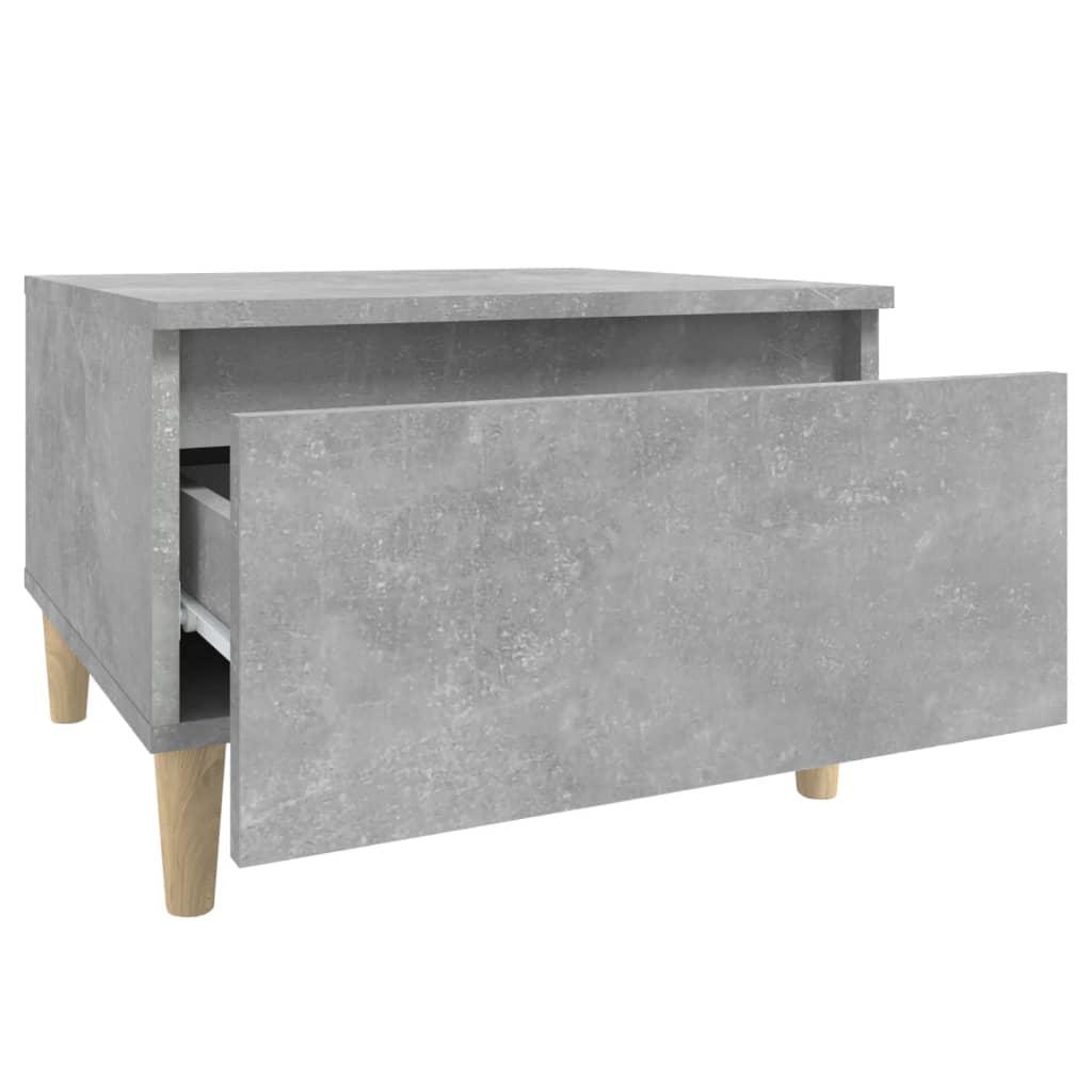 Side Tables 2 pcs Concrete Grey 50x46x35 cm Engineered Wood