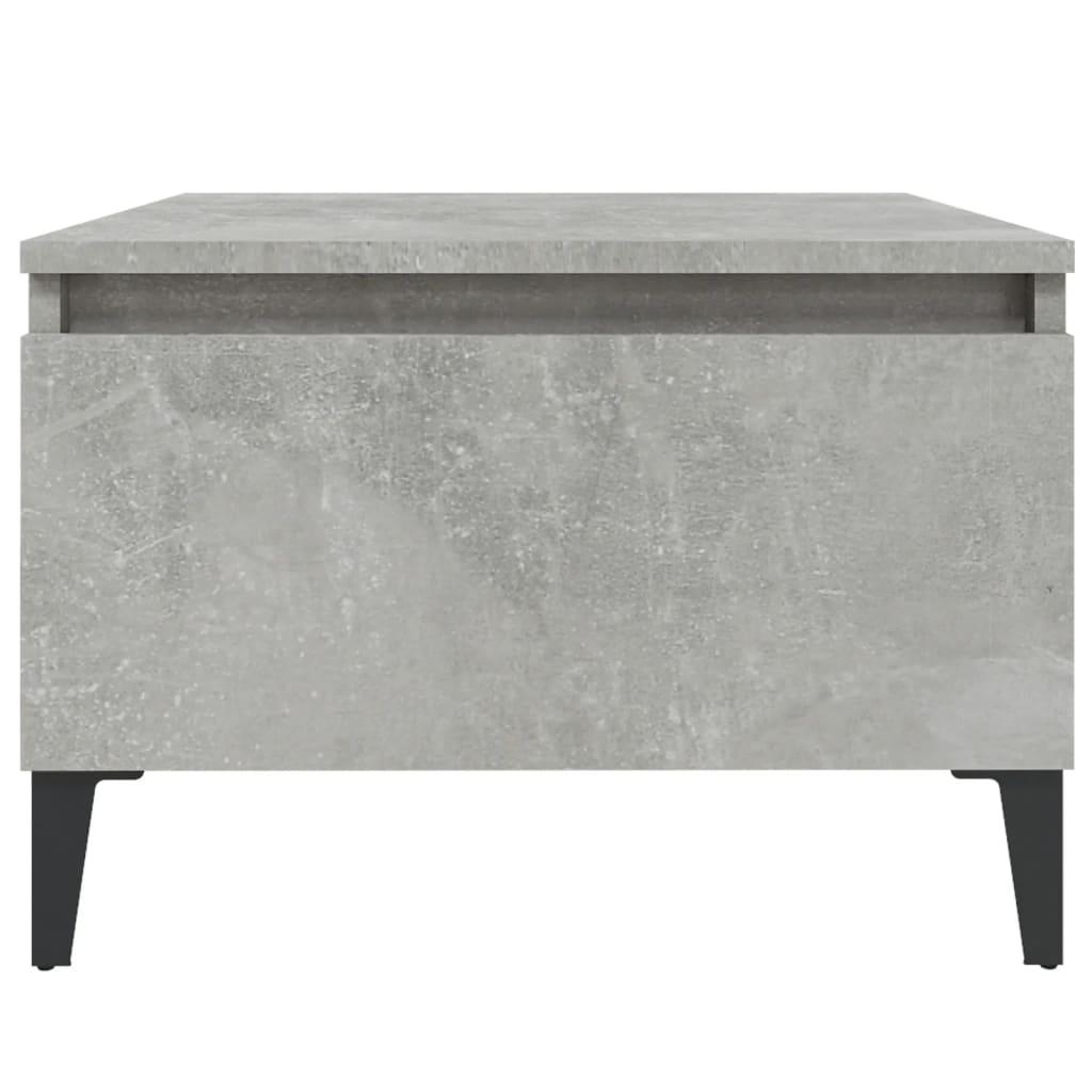 Side Tables 2 pcs Concrete Grey 50x46x35 cm Engineered Wood