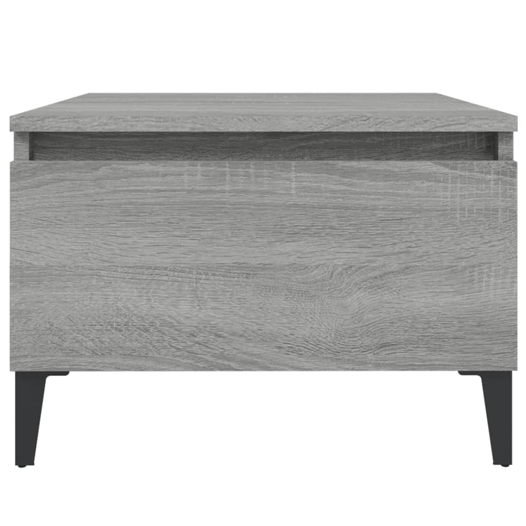 Side Table Grey Sonoma 50x46x35 cm Engineered Wood