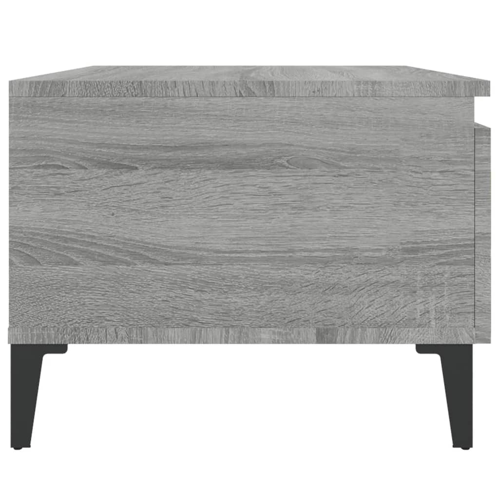 Side Table Grey Sonoma 50x46x35 cm Engineered Wood