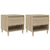 Bedside Tables 2 pcs Sonoma Oak 50x46x50 cm Engineered Wood