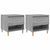 Bedside Tables 2 pcs Grey Sonoma 50x46x50 cm Engineered Wood