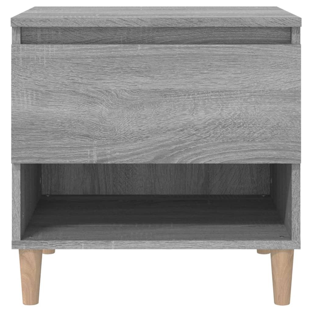 Bedside Tables 2 pcs Grey Sonoma 50x46x50 cm Engineered Wood