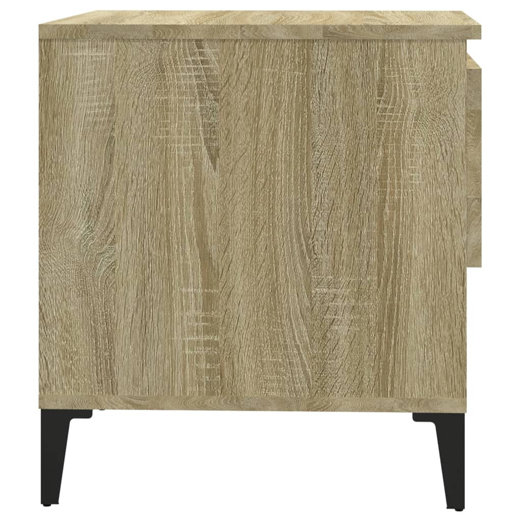 Side Table Sonoma Oak 50x46x50 cm Engineered Wood