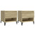 Side Tables 2 pcs Sonoma Oak 50x46x50 cm Engineered Wood