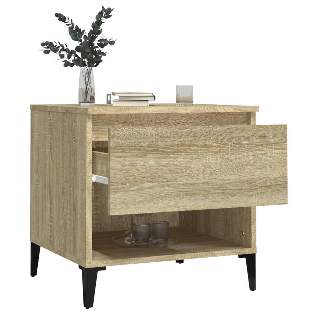 Side Tables 2 pcs Sonoma Oak 50x46x50 cm Engineered Wood