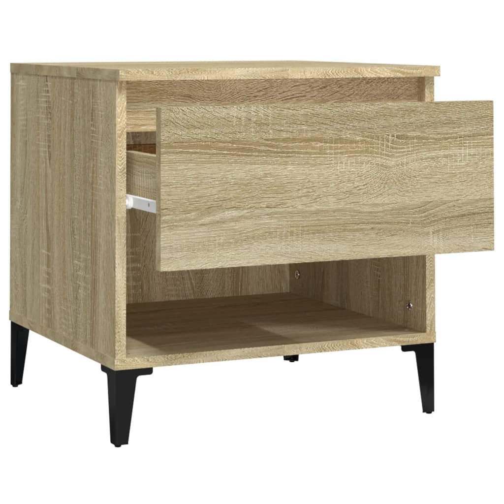 Side Tables 2 pcs Sonoma Oak 50x46x50 cm Engineered Wood