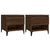 Side Tables 2 pcs Brown Oak 50x46x50 cm Engineered Wood