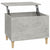 Coffee Table Concrete Grey 60x44.5x45 cm Engineered Wood