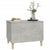 Coffee Table Concrete Grey 60x44.5x45 cm Engineered Wood