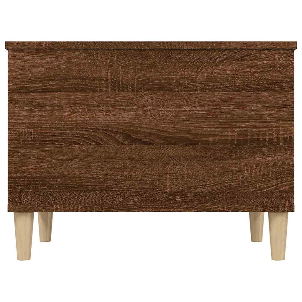 Coffee Table Brown Oak 60x44.5x45 cm Engineered Wood