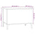 Coffee Table Black 60x44.5x45 cm Engineered Wood