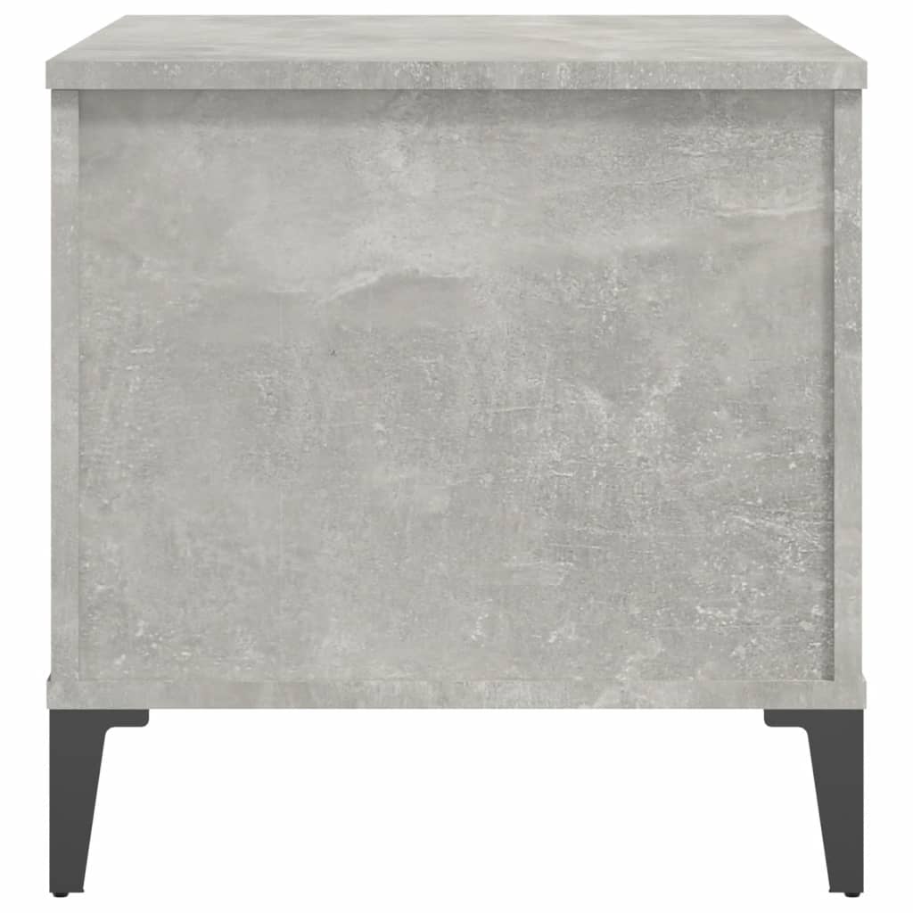 Coffee Table Concrete Grey 60x44.5x45 cm Engineered Wood