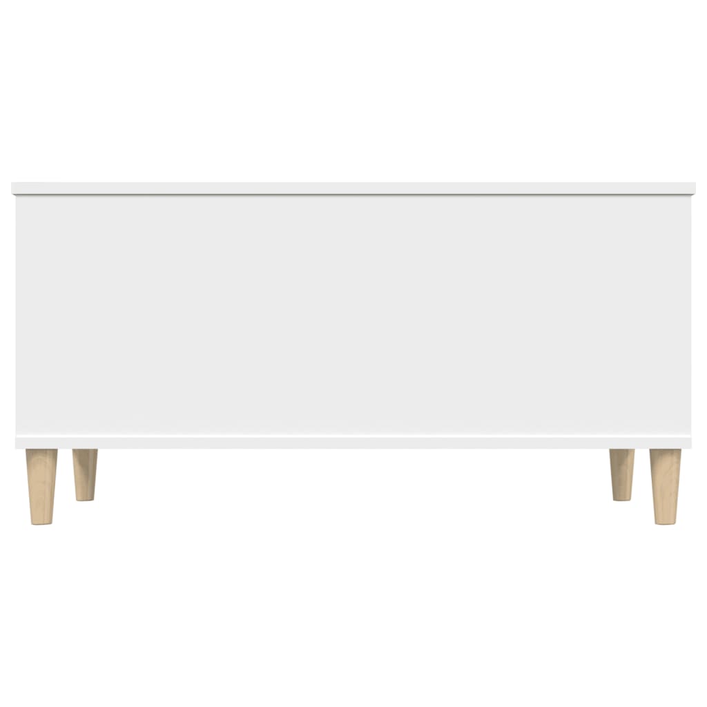 Coffee Table White 90x44.5x45 cm Engineered Wood