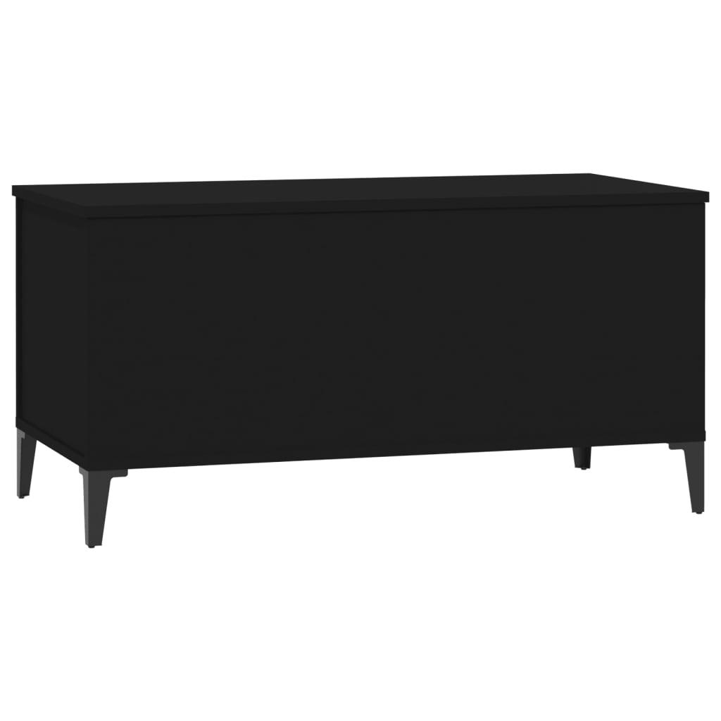 Coffee Table Black 90x44.5x45 cm Engineered Wood