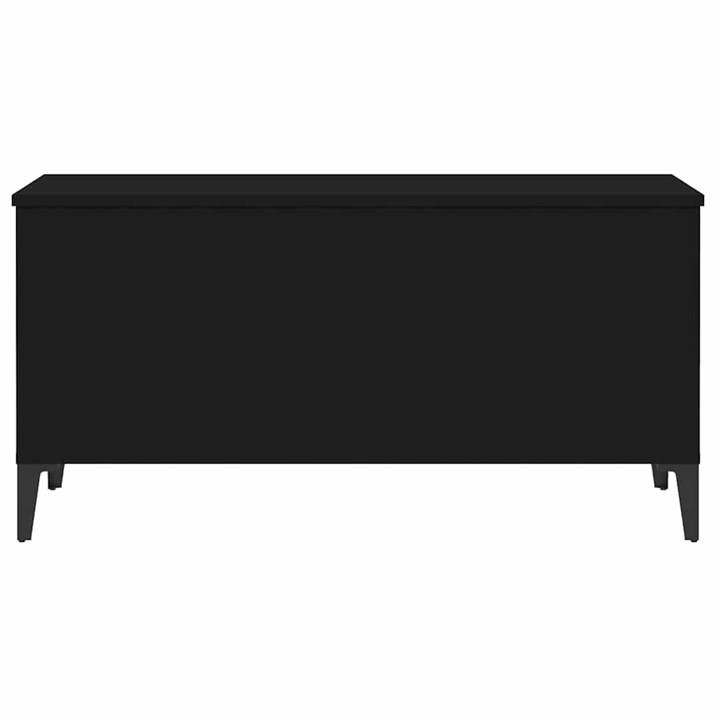 Coffee Table Black 90x44.5x45 cm Engineered Wood