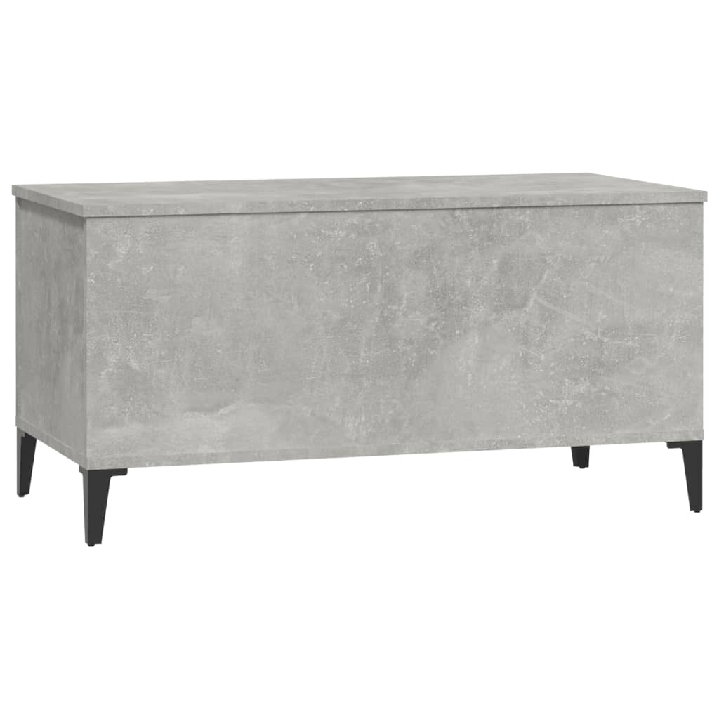 Coffee Table Concrete Grey 90x44.5x45 cm Engineered Wood