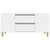 TV Cabinet White 102x44.5x50 cm Engineered Wood