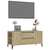 TV Cabinet Sonoma Oak 102x44.5x50 cm Engineered Wood