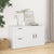 Sideboard White 100x33x59.5 cm Engineered Wood