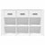 Sideboard White 100x30x59.5 cm Engineered Wood