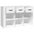 Sideboard White 100x30x59.5 cm Engineered Wood