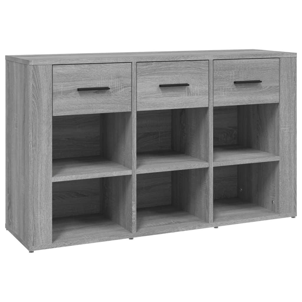 Sideboard Grey Sonoma 100x30x59.5 cm Engineered Wood