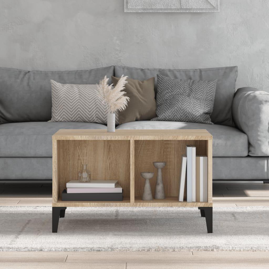 Coffee Table Sonoma Oak 60x50x36.5 cm Engineered Wood