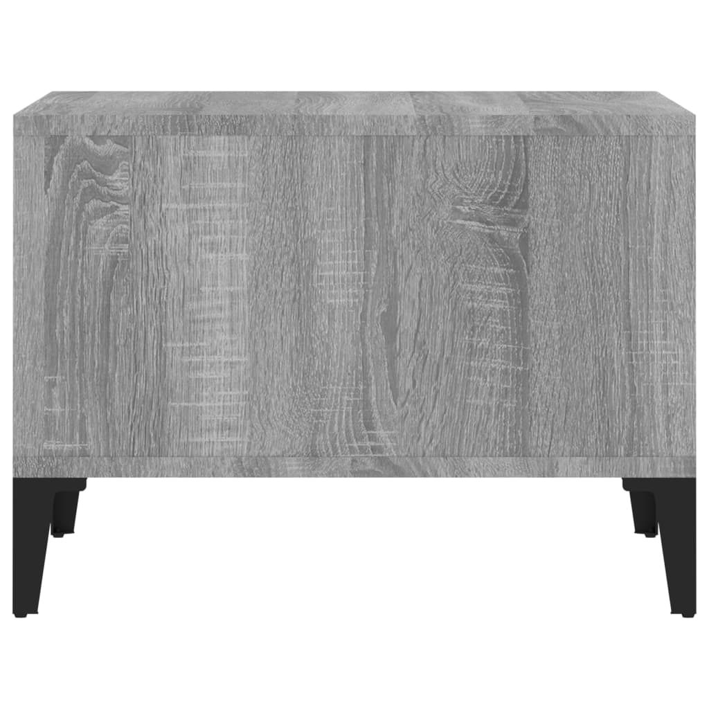 Coffee Table Grey Sonoma 60x50x36.5 cm Engineered Wood