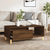 Coffee Table Brown Oak 90x50x36.5 cm Engineered Wood