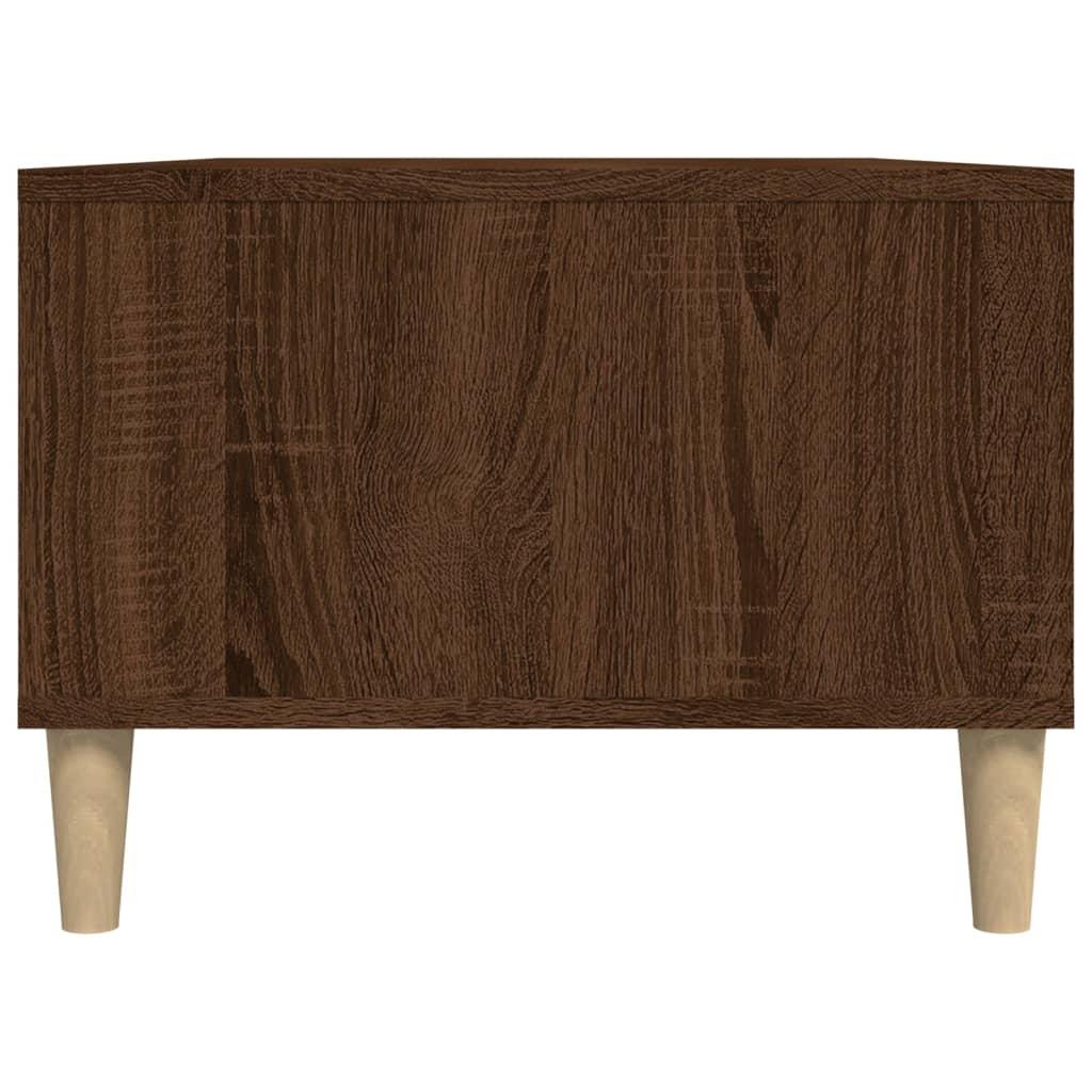 Coffee Table Brown Oak 90x50x36.5 cm Engineered Wood