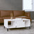 Coffee Table High Gloss White 90x50x36.5 cm Engineered Wood