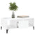 Coffee Table High Gloss White 90x50x36.5 cm Engineered Wood