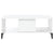 Coffee Table High Gloss White 90x50x36.5 cm Engineered Wood