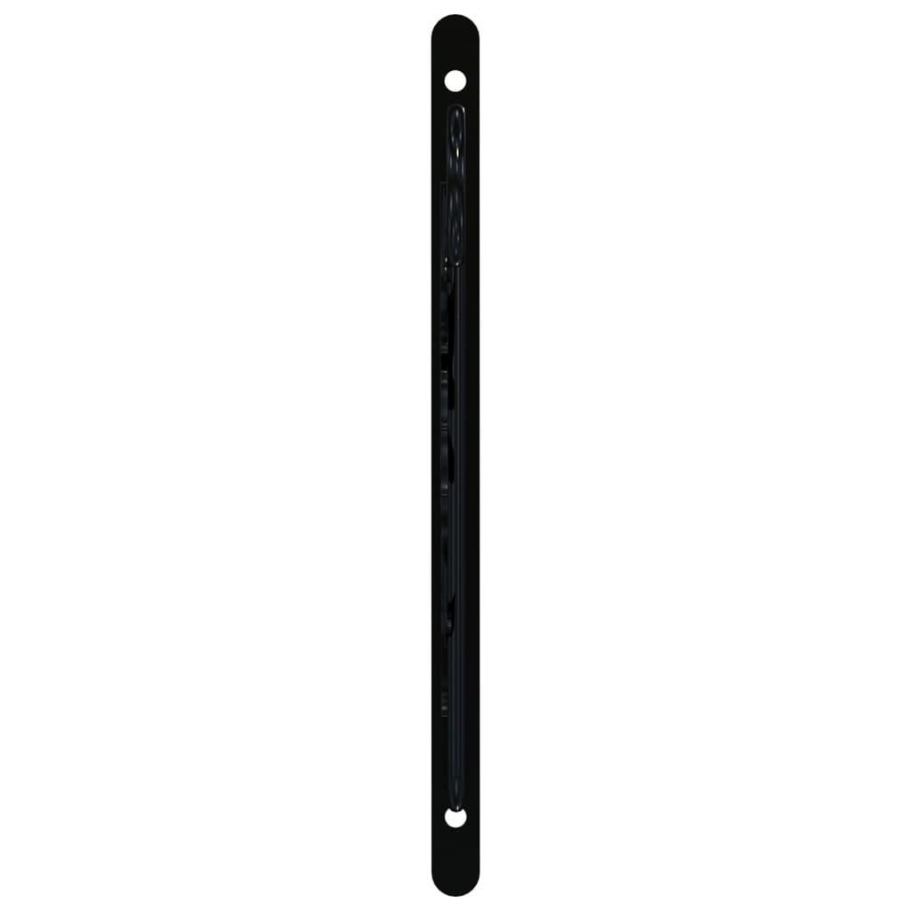 Hanging Basket Brackets 4 pcs Black Steel