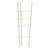 Garden Plant Supports with 4 Rings 5 pcs Green 90 cm Steel