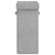 Foldable Laundry Hamper Grey 26x34.5x59.5 cm Faux Linen Fabric