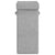 Foldable Laundry Hamper Grey 26x34.5x59.5 cm Faux Linen Fabric