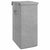 Foldable Laundry Hamper Grey 26x34.5x59.5 cm Faux Linen Fabric